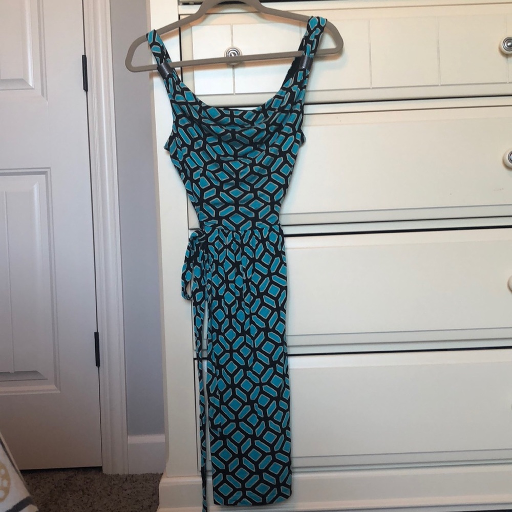 Apt. 9 Blue Patterned Dress